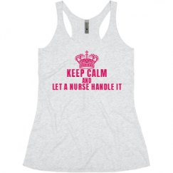 Ladies Slim Fit Super Soft Racerback Triblend Tank