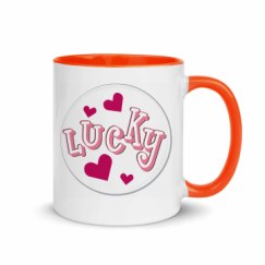 11oz Ceramic Mug with Color Inside