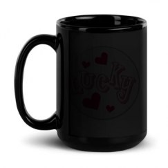 15oz Black Glossy Mug