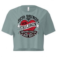 Ladies Festival Cali Crop Top Tee