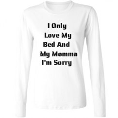 Ladies Relaxed Fit Basic Long Sleeve Tee