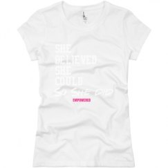 Ladies Slim Fit Basic Promo Jersey Tee