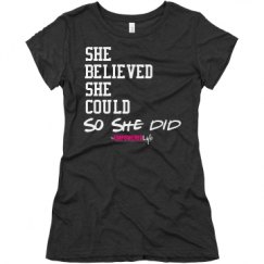 Ladies Slim Fit Super Soft Triblend Tee