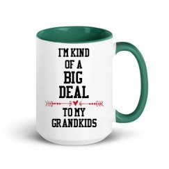 15oz Ceramic Mug with Color Inside