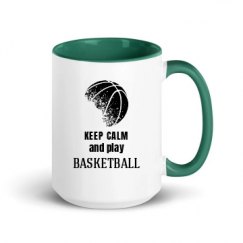 15oz Ceramic Mug with Color Inside