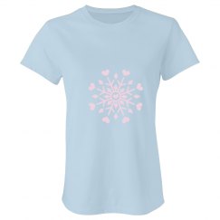 Snowflake ladies top
