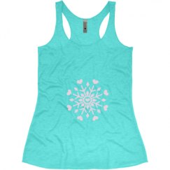 Ladies Slim Fit Super Soft Racerback Triblend Tank