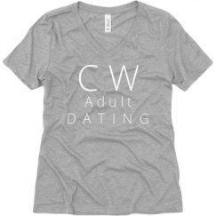 Ladies Relaxed Fit V-Neck Tee