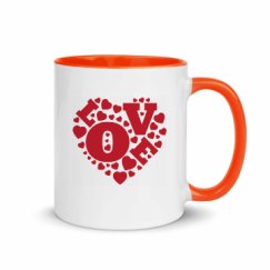 11oz Ceramic Mug with Color Inside