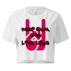 Ladies Festival Cali Crop Top Tee