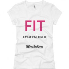 Ladies Slim Fit Basic Promo Jersey Tee