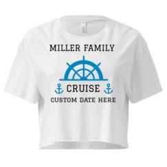 Ladies Festival Cali Crop Top Tee