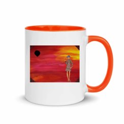 11oz Ceramic Mug with Color Inside