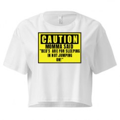 Ladies Festival Cali Crop Top Tee