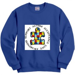 Unisex Film and Foil Crewneck Sweatshirt