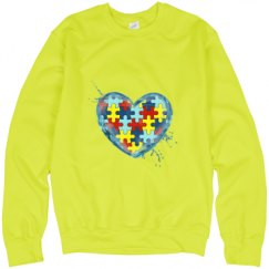 Unisex Neon Crewneck Sweatshirt