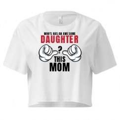 Ladies Festival Cali Crop Top Tee