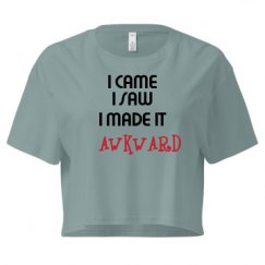 Ladies Festival Cali Crop Top Tee