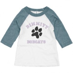 Toddler 3/4 Sleeve Raglan Tee