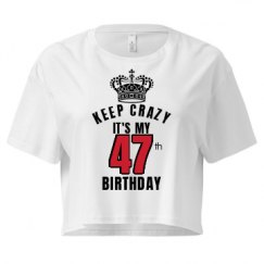 Ladies Festival Cali Crop Top Tee