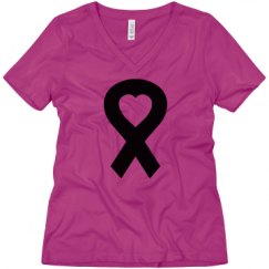 Ladies Relaxed Fit V-Neck Tee