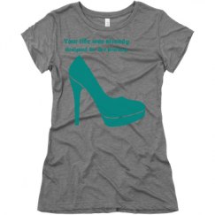 Ladies Slim Fit Super Soft Triblend Tee