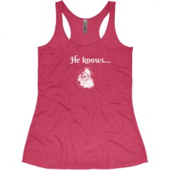 Ladies Slim Fit Super Soft Racerback Triblend Tank