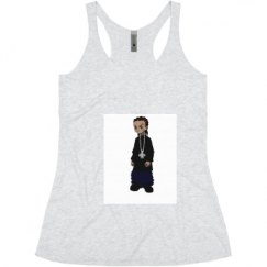 Ladies Slim Fit Super Soft Racerback Triblend Tank