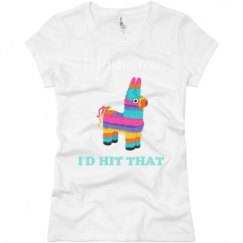 Ladies Slim Fit Basic Promo Jersey Tee