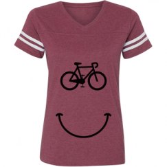 Ladies Relaxed Fit Vintage Sports Tee