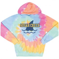 Unisex Tie-Dye Fleece Hoodie