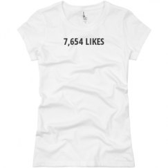 Ladies Slim Fit Basic Promo Jersey Tee