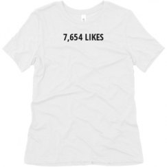 Ladies Relaxed Fit Super Soft Triblend Tee