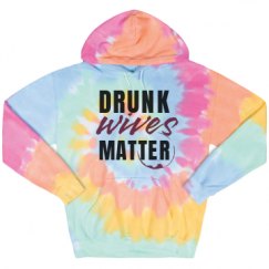 Unisex Tie-Dye Fleece Hoodie