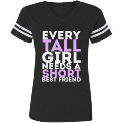 Ladies Relaxed Fit Vintage Sports Tee