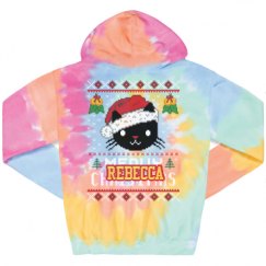 Unisex Tie-Dye Fleece Hoodie