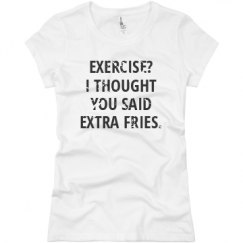 Ladies Slim Fit Basic Promo Jersey Tee