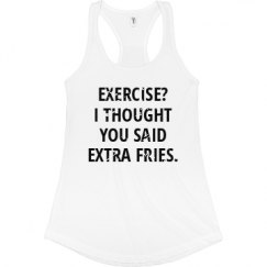 Ladies Slim Fit Racerback Tank Top