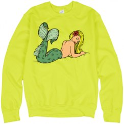Unisex Neon Crewneck Sweatshirt