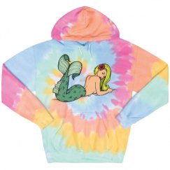 Unisex Tie-Dye Fleece Hoodie
