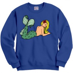 Unisex Film and Foil Crewneck Sweatshirt