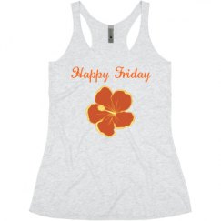 Ladies Slim Fit Super Soft Racerback Triblend Tank