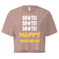 Ladies Festival Cali Crop Top Tee