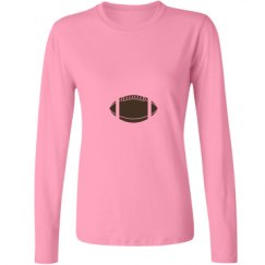 Ladies Relaxed Fit Basic Long Sleeve Tee