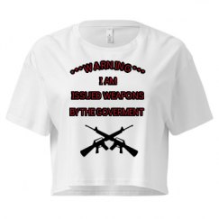 Ladies Festival Cali Crop Top Tee