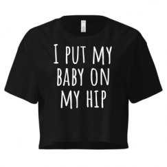 Ladies Festival Cali Crop Top Tee