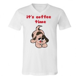 Unisex V-Neck Jersey Tee