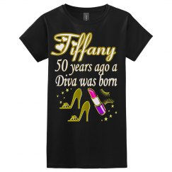 AWESOME FABULOUS 50TH BIRTHDAY PERSONALIZED T SHIRT
