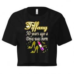 Ladies Festival Cali Crop Top Tee