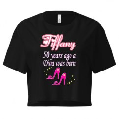 Ladies Festival Cali Crop Top Tee